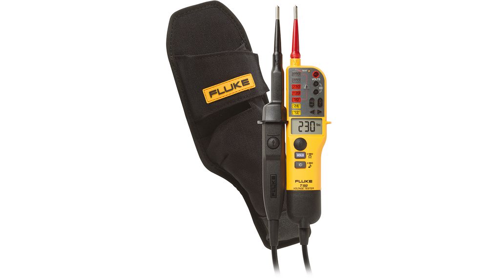 FLUKE-T150/H15, Fluke Voltage and Continuity Tester, IP64, LCD, Visual /  Audible