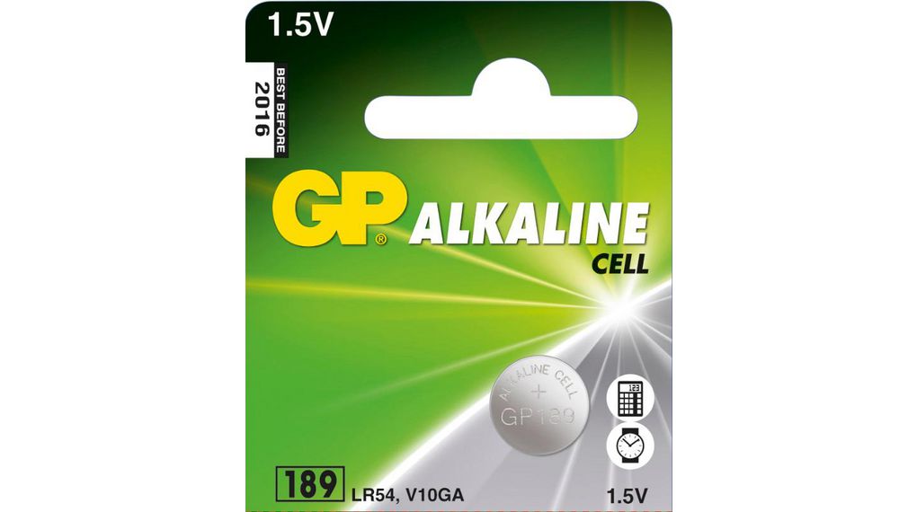 6PC(3 cards) Alkaline Coins Battery AG10 LR1130 389 LR54 L1131 189  LR54/189/L1130 for watches