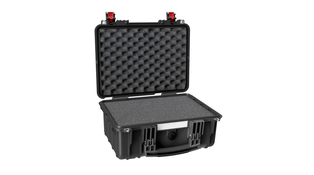 Koffer, wasserdicht mit abnehmbarem Deckel, 18.5l, 340x420x202mm, Polypropylen (PP), Schwarz