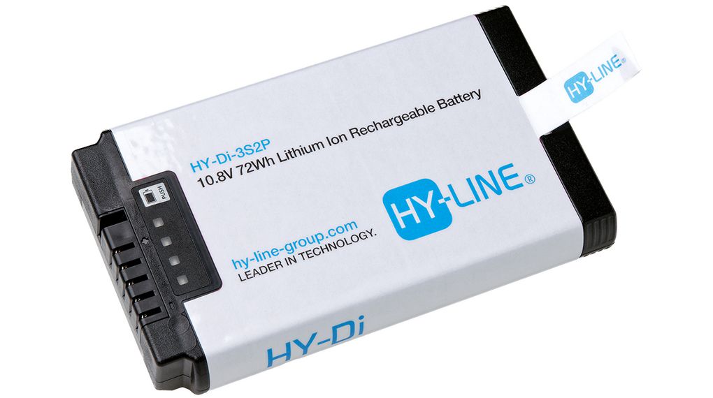 HY-Di Rechargeable Battery Pack, CAN-Bus, Li-Ion, 10.8V, 6.67Ah