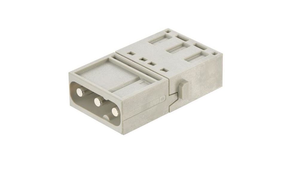 Connector, Push-In, Plug, 40A, Positions - 3