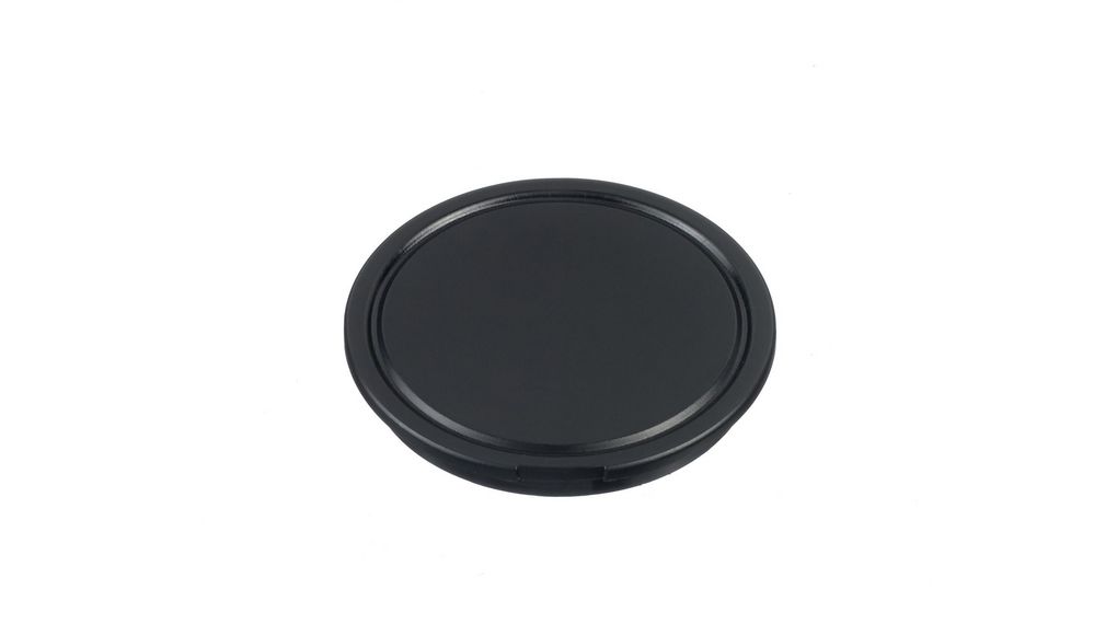 Krytka tlačítka Kruh 22mm Černá Non-Illuminated Round Pushbuttons, Pushbutton Selector & Contactor Reset Button