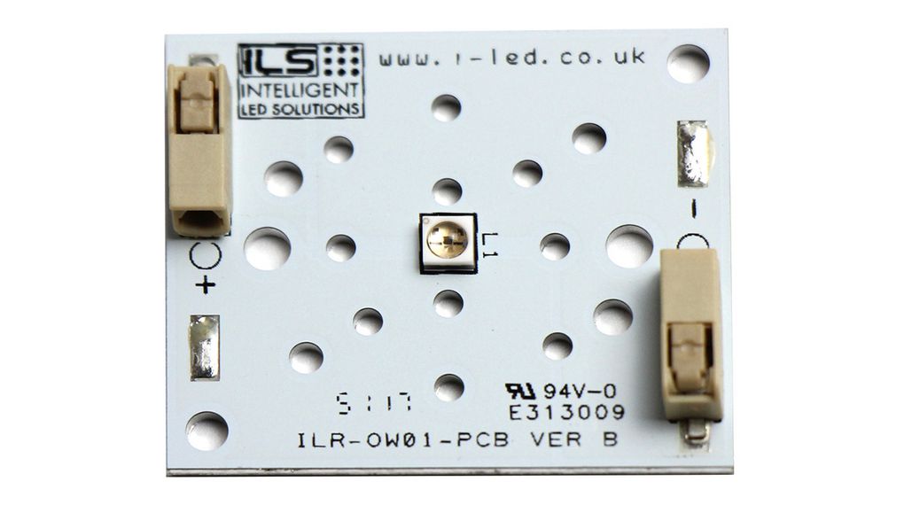 UV-led-bord 275nm 6.5V 40mA 130° SMD