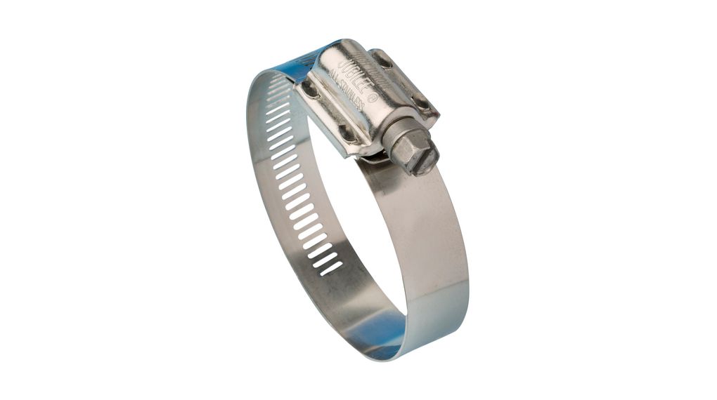 Slangklem, Roestvast staal, Zilver, 340mm