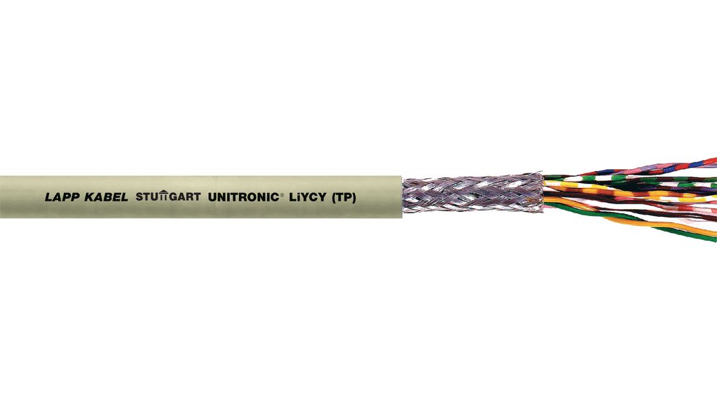 Multipair Cable PVC 6x2x0.25mm² Bare Copper Grey 50m