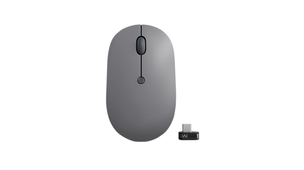 USB-C-hiiri Go 2400dpi Optinen Kumpaankin käteen sopiva Harmaa