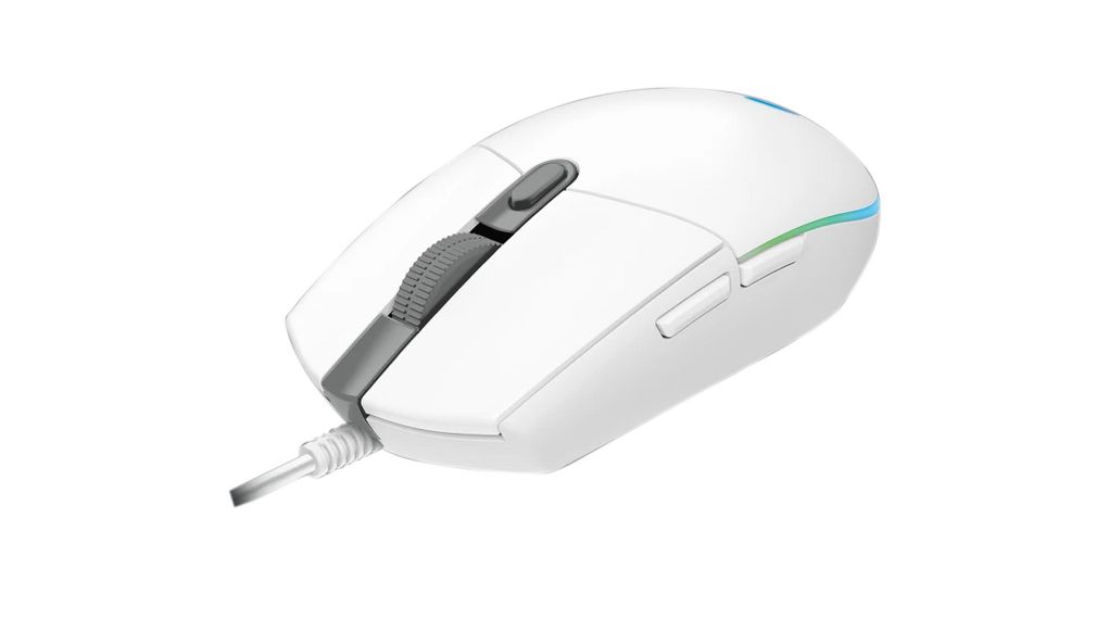 Wired Gaming Mouse G203 8000dpi Optical Ambidextrous White