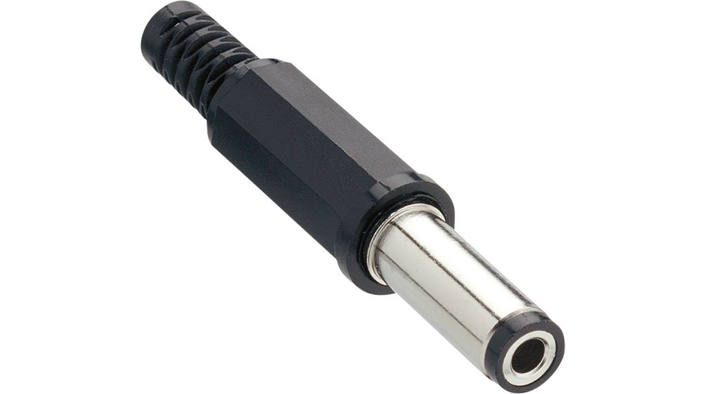DC Power Connector, Plug, Straight, 2.5x5.5x14.5mm