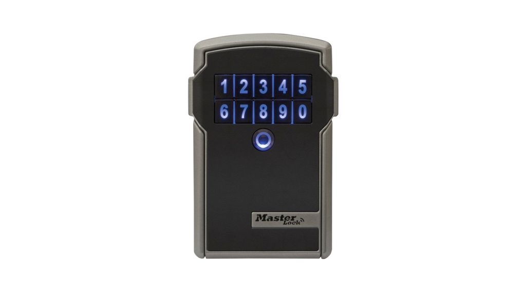 Bluetooth Combination Key Safe, noir et argent, 83 x 127mm