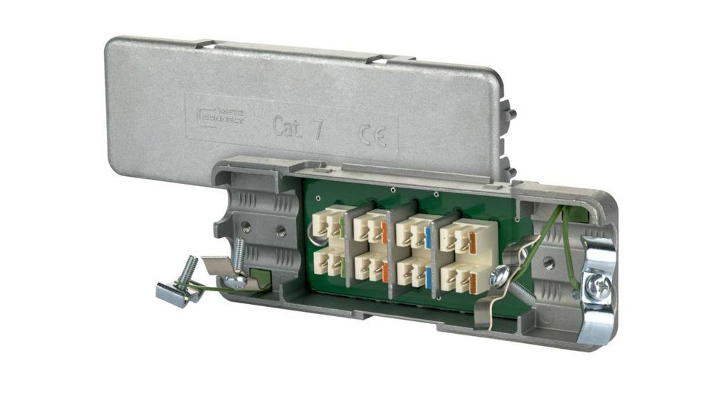 Cable Connector, 60V, LSA Terminal Block, CAT7a, Shielded