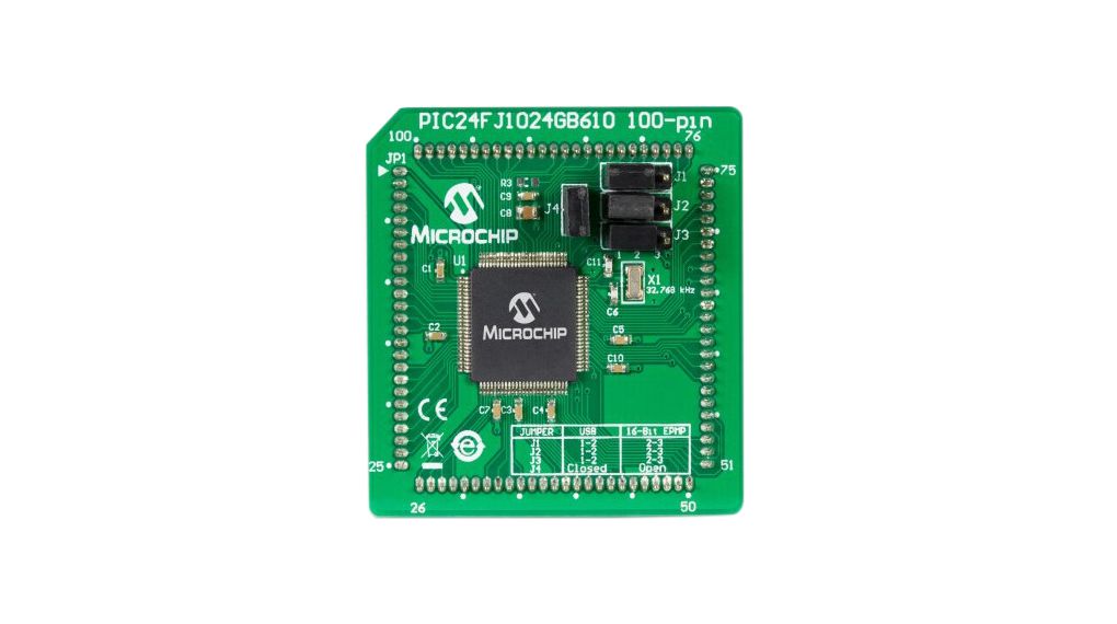 Plug-In Evaluation Module for PIC24FJ1024GB610 Microcontroller