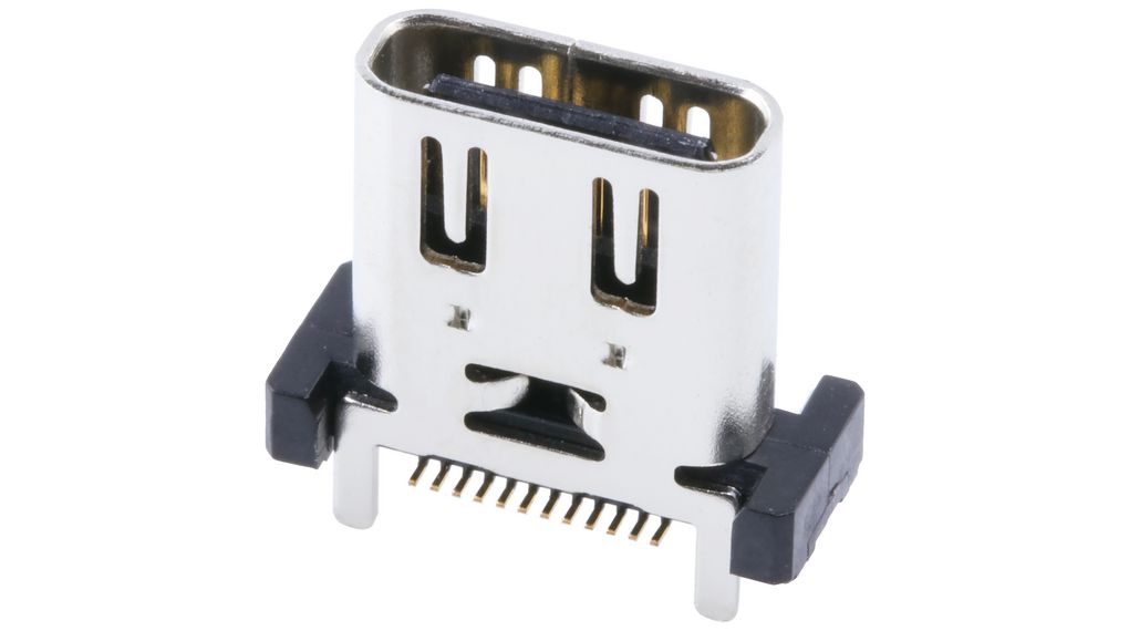 USB-Steckverbinder, Buchse, USB-C 3.2, Gerade, Positionen - 24