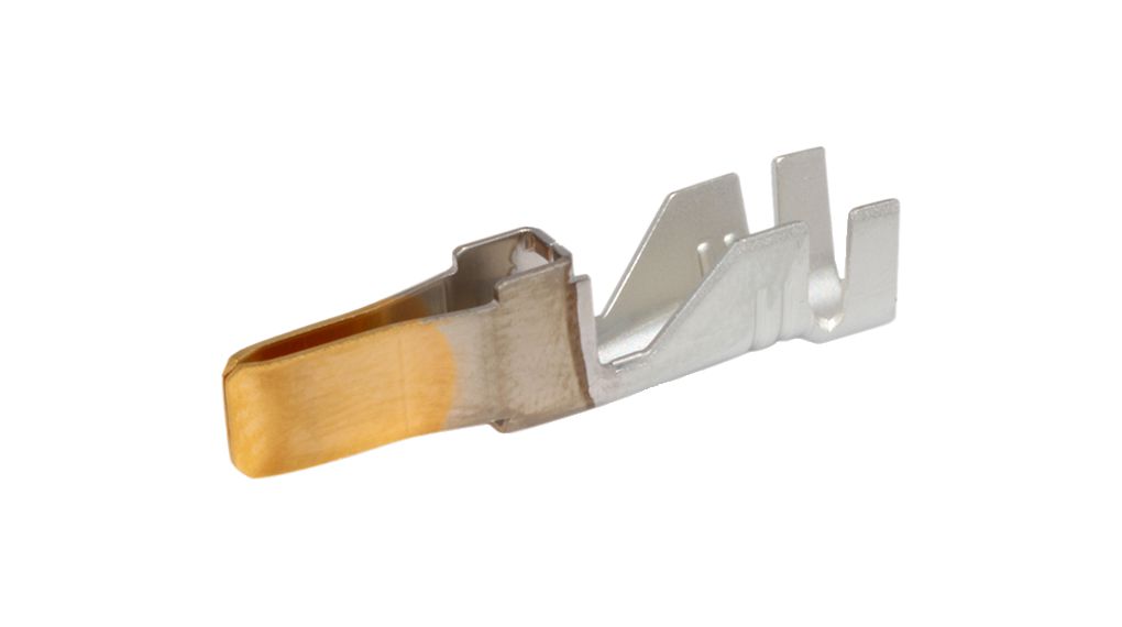 Crimp Terminal, Plug, Gold over Nickel, 50A, ... 8AWG, Pack of 10 pieces