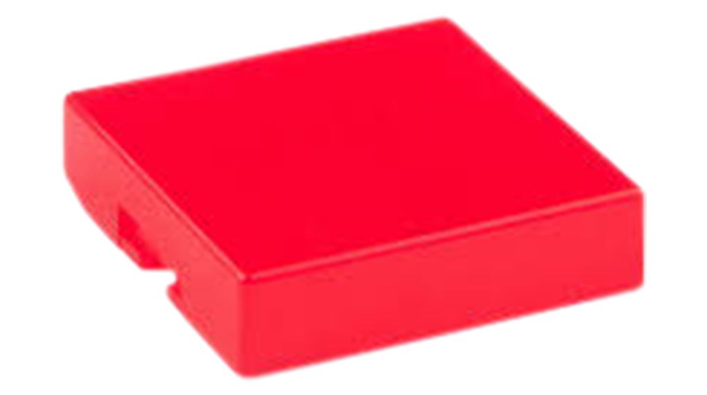 Cap Square Red Plastic UB Series