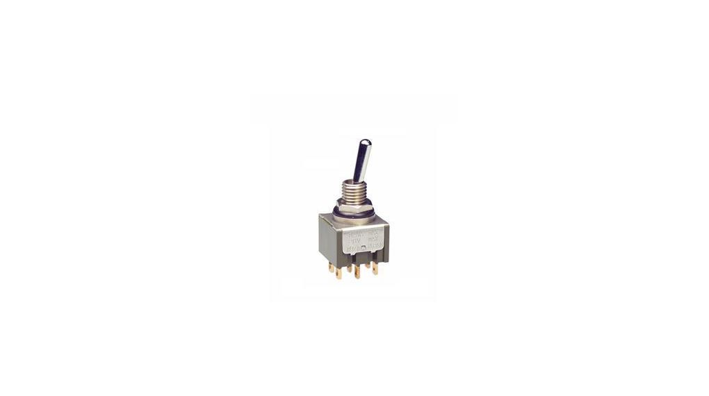 Miniature Toggle Switch ON-ON-(ON) SP3T IP67