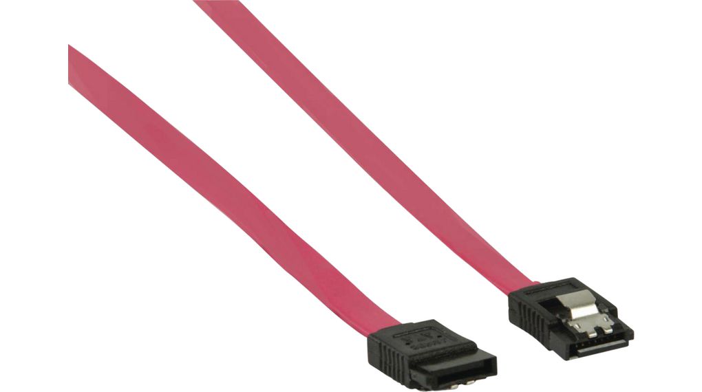 SATA-Datenkabel 1.5 Gb/s SATA-Buchse, 7-polig - SATA, 7-polige Buchse 500mm Rot