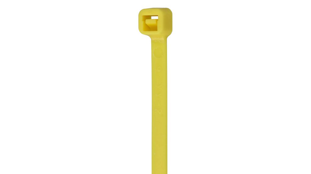 PCT-0400-080-YW-50, NEMIQ Cable Tie 368 x 7.6mm, Polyamide 6.6, 540N,  Yellow