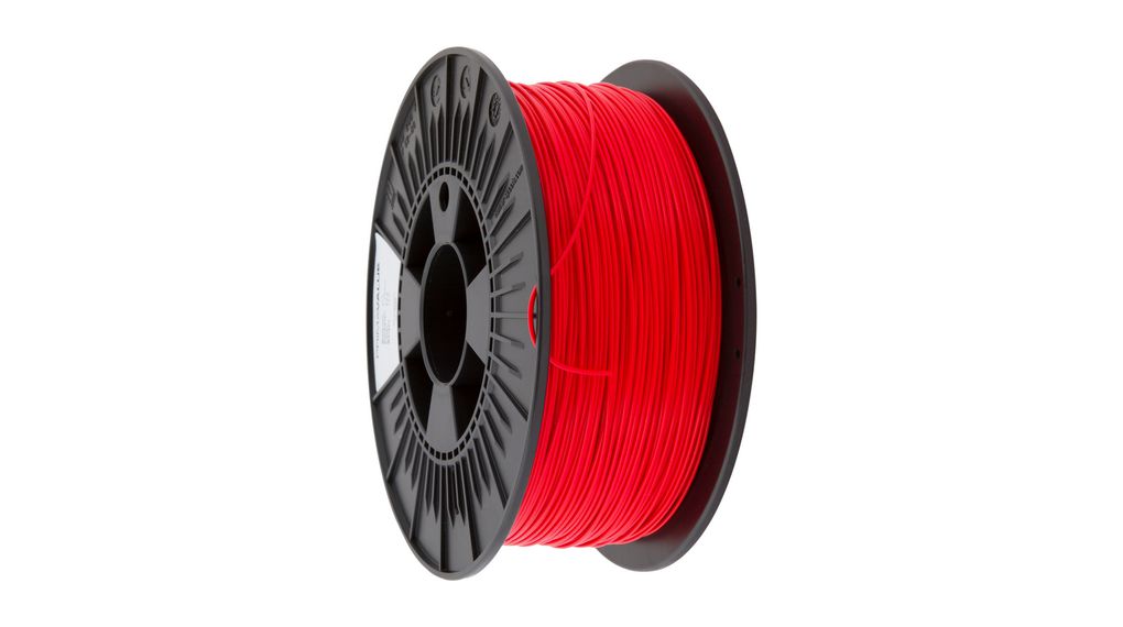 PV-PLA-175-1000-RD, Prima 3D Printer Filament, PLA, 1.75mm, Rosso, 1kg