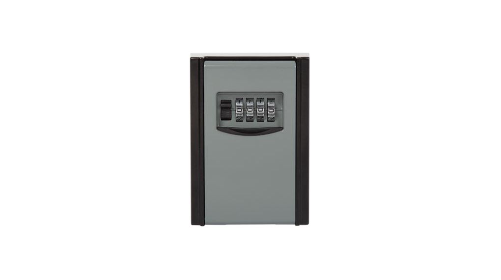 Combination Key Safe, Black / Grey, 40x87x120mm