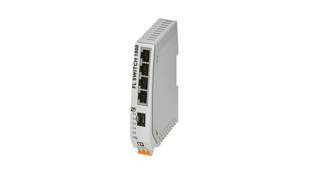1085177, Phoenix Contact Switch Ethernet, Prises RJ45 4, Ports fibre 1SFP,  100Mbps, Non géré