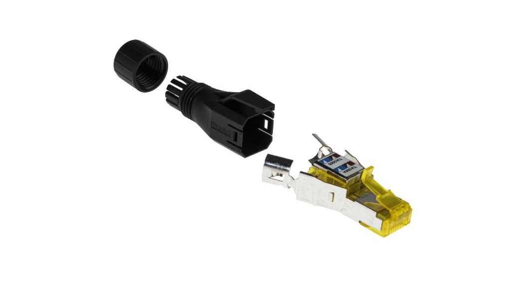 Modular Plug, RJ45, CAT6a, 8 Positions, 8 Contacts, Shielded