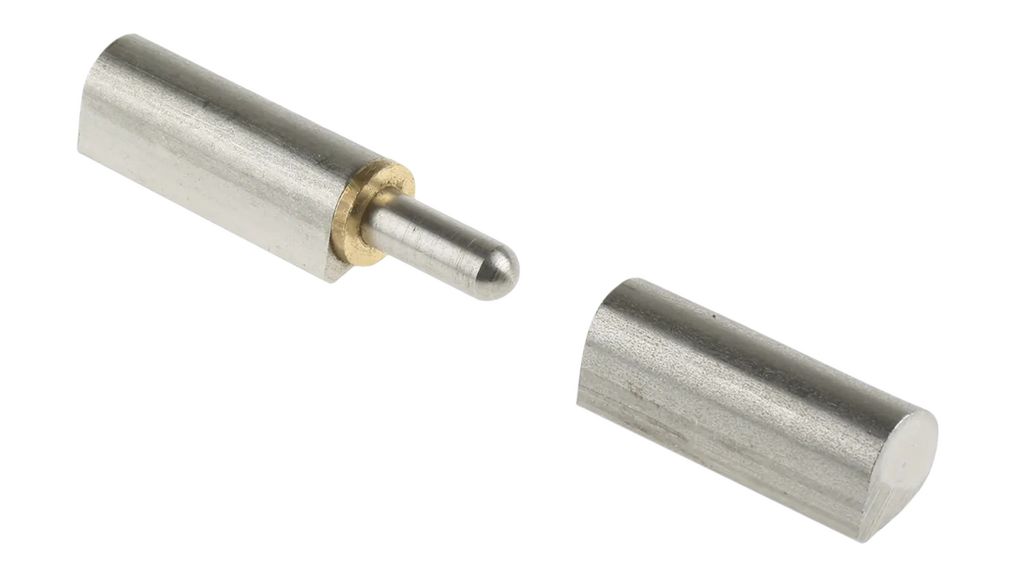 Bullet Hinge, Weld-On Fixing, 100mm, Edelstahl