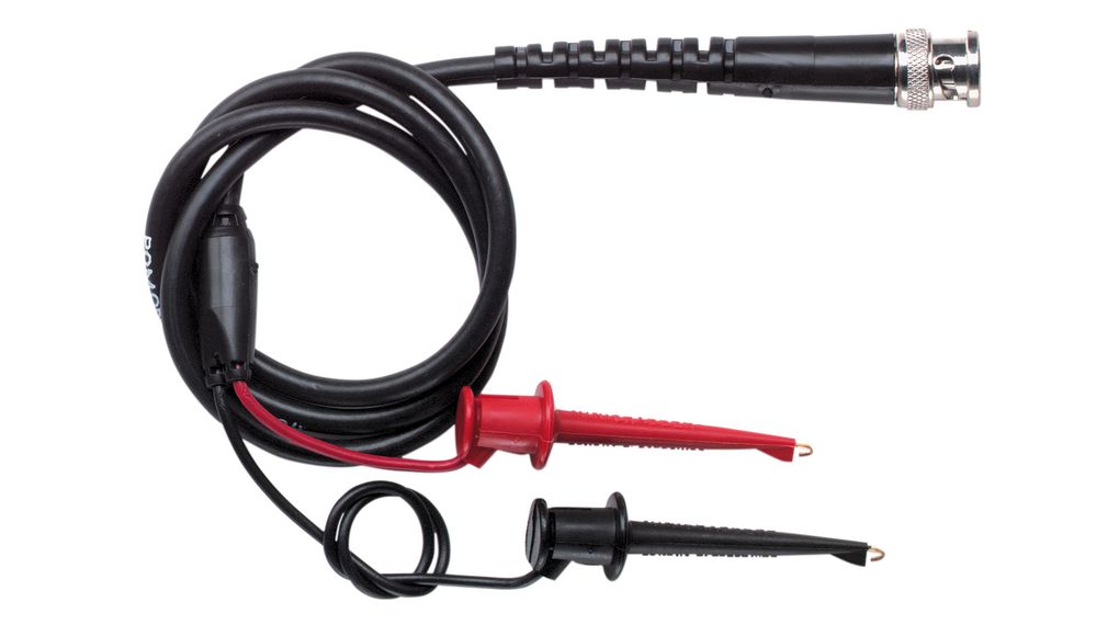 Testsnoeren PVC / Glasgevuld nylon Koper / Beryllium koper 914mm 0.5mm² Zwart, rood