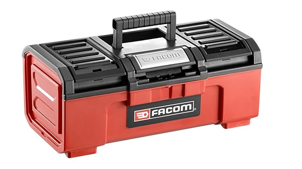 Tool Case 271x237x481mm Plastic Black / Red