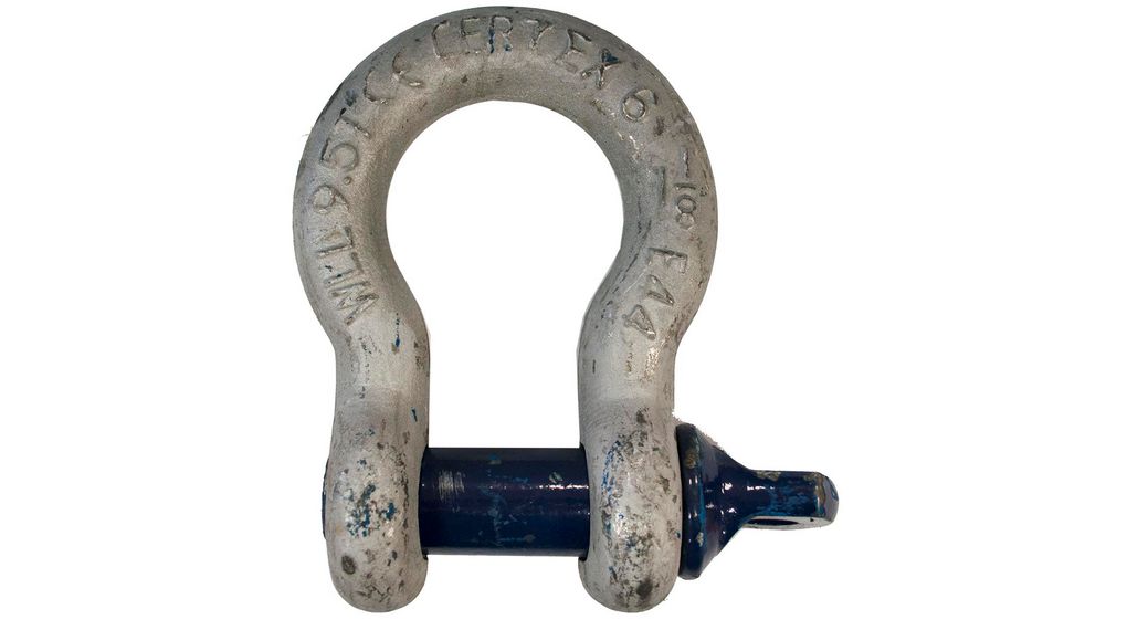 Bügelschäkel, Stahllegierung, 9,5 t, Gewindestift, Stahllegierung