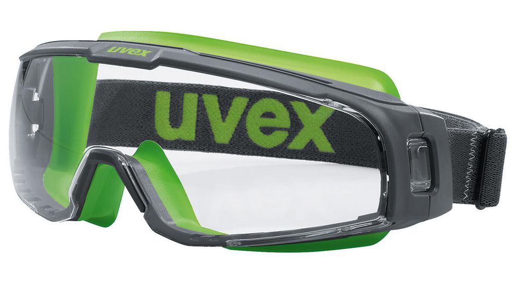 u-sonic Safety Goggles with Clear Lenses
