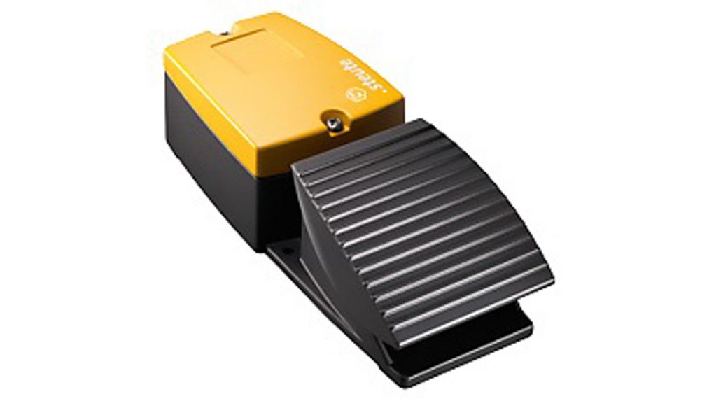 Steute Slow Action Foot Switch - Aluminium Case Material, NC/NO, 5 A ac, 200 A dc Contact Current