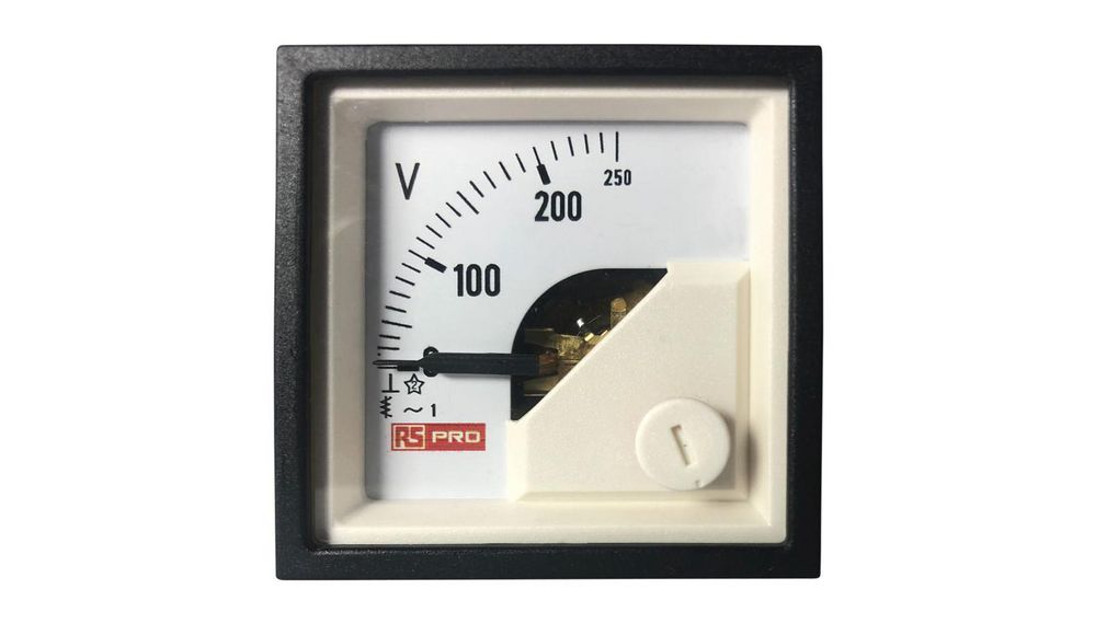 Analogue Voltmeter AC, Analogue Display 0.01