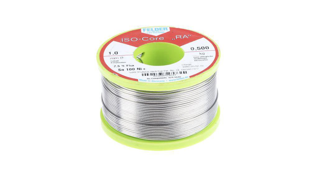 Felder Lottechnik Wire, 1mm Lead Free Solder, 227°C Melting Point