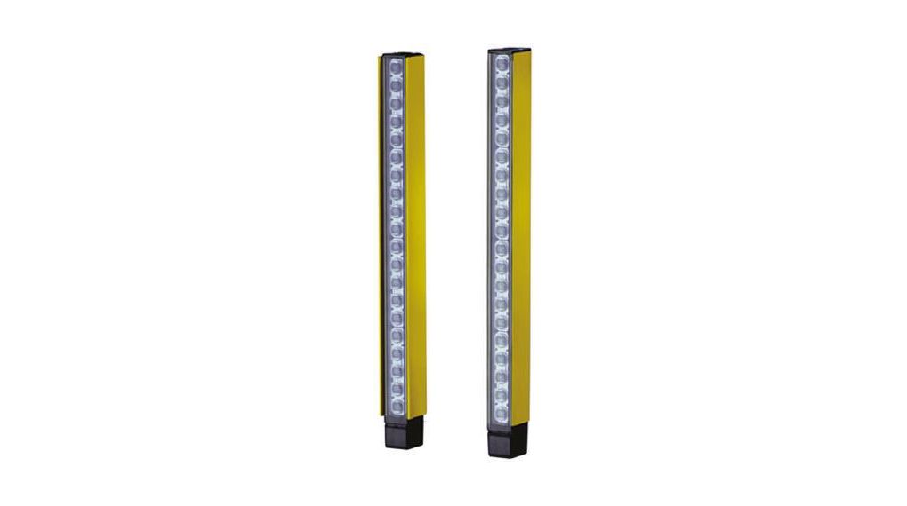 Micro 400 Series Light Curtain Receiver, 30 Beam(s), 14 mm Resolution 5m 42ms 24V