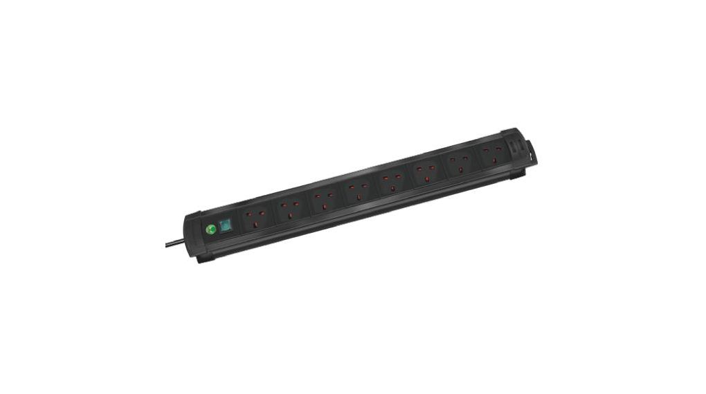 brennenstuhl 3m 8 Socket Type G - British Extension Lead, 230 V, IP20