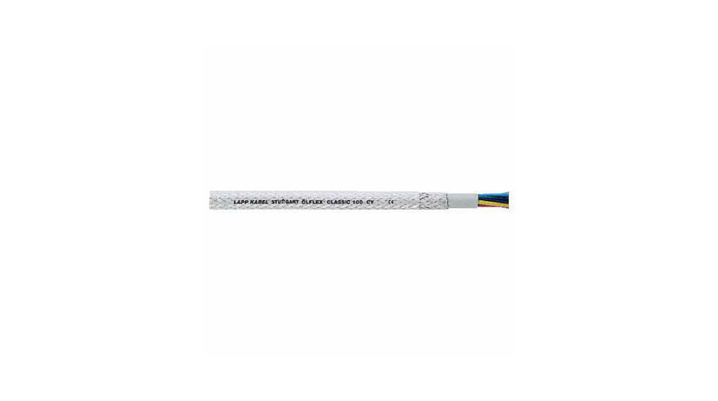 ÖLFLEX CLASSIC 100 CY Control Cable, 4 Cores, 1.5 mm², Screened, 50 m, Transparent Polyvinyl Chloride Sheath, Polyvinyl Chloride (PVC), 4x 1.5mm², Transparent