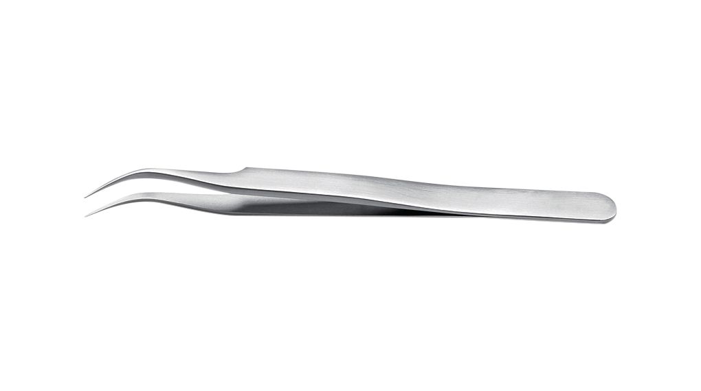 Tweezers Precision Stainless Steel Bent / Fine / Sharp / Strong 115mm