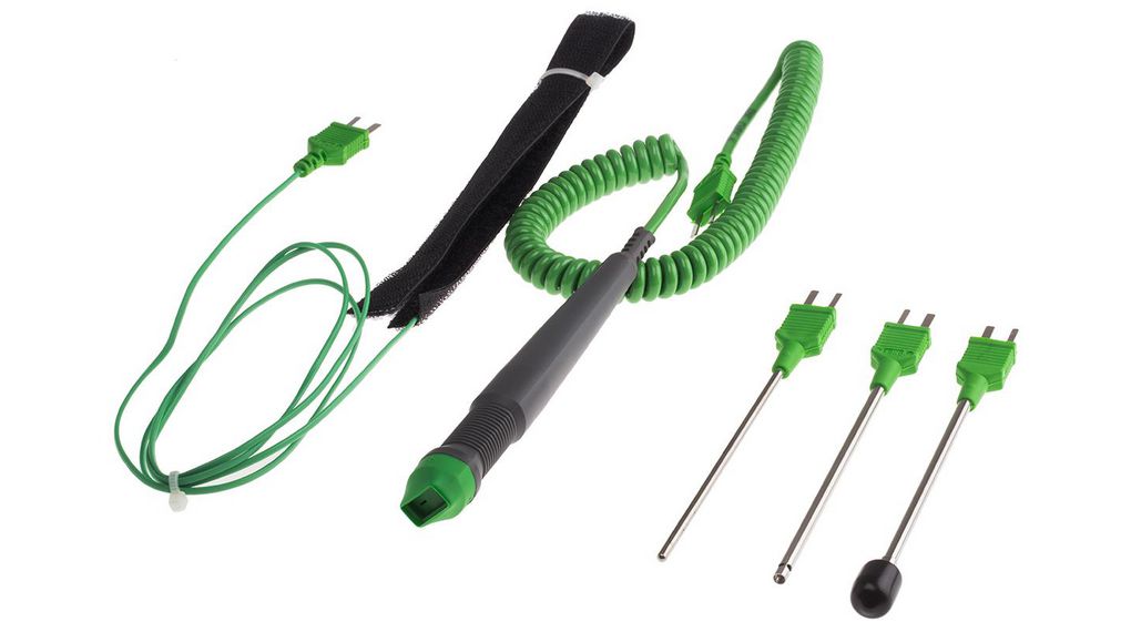 Temperature Probe Kit, Surface / Immersion / Air, Type K, 1100°C