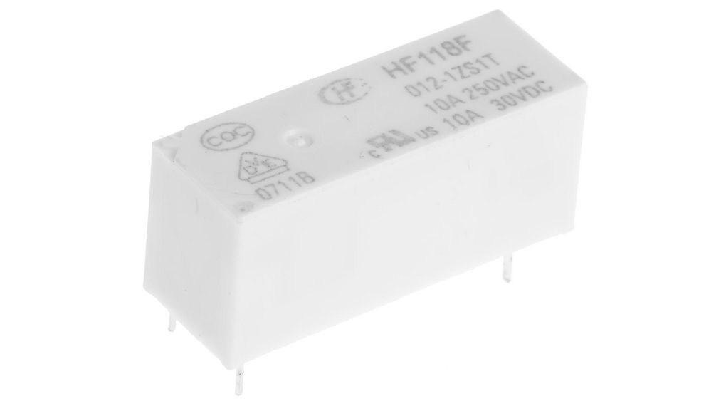 PCB Power Relay 1CO 10A DC 12V 620Ohm