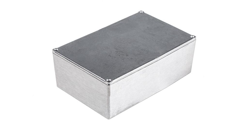 Wall Box 152x82x50mm Die-Cast Aluminium Metallic IP54