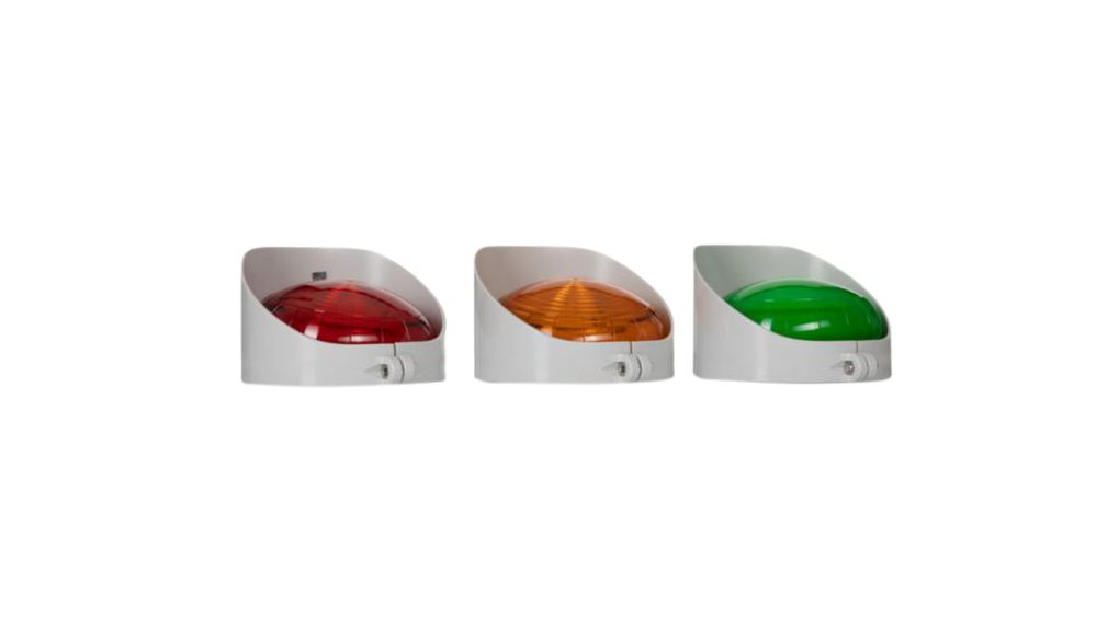 Feux de signalisation LED LED TL Orange / Vert / Rouge 350mA 240V Montage sur support IP66 Presse-étoupe, M16