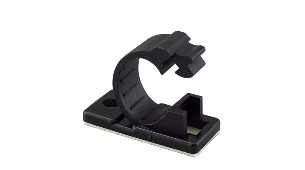 Cable Clamp 12mm Self Adhesive Polyamide 6.6 Pack of 50 pieces