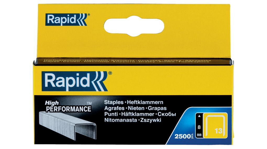 Staples, 13 / 8mm, Pack of 2500 pieces