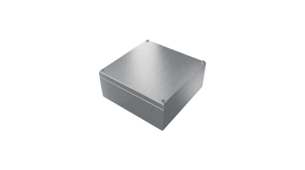 Metallgehäuse inoBOX 200x200x90mm Edelstahl Metallic IP66