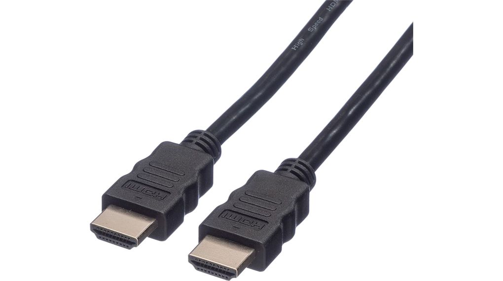HDMI-Kabel mit Ethernet m-m, HDMI Stecker - HDMI Stecker, 3840 x 2160, 2m