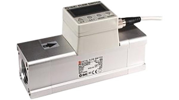 Digital Flow Switch Air 3000L/min 15bar 1% 24V G1" Plug, M12 IP65