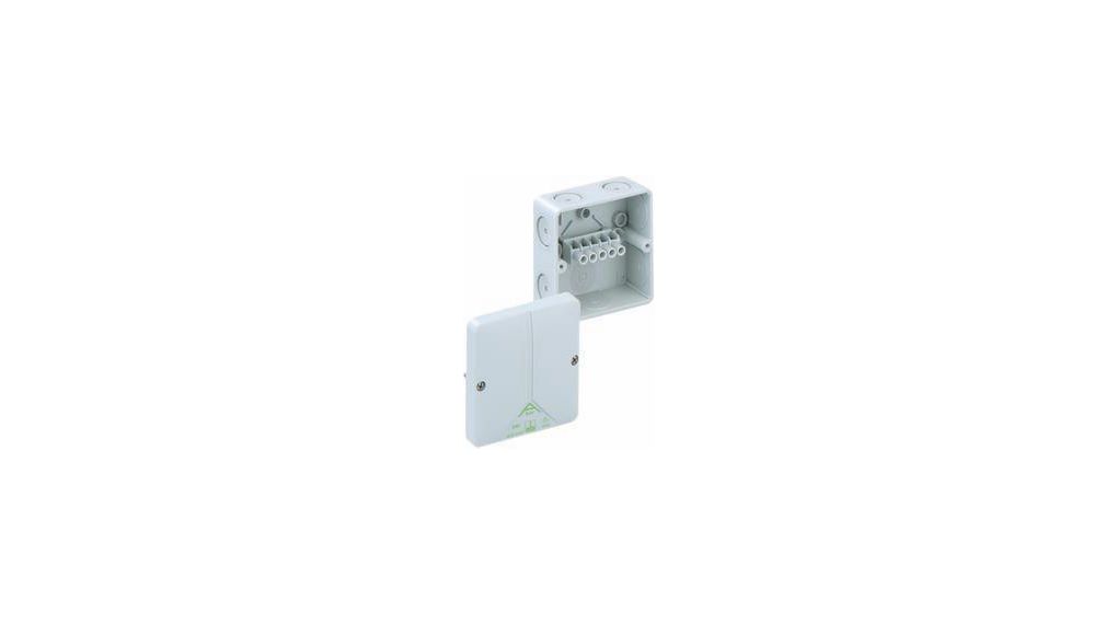 Junction Box, 4mm², 93x93x55mm, Cable Entries 8, Polystyrene