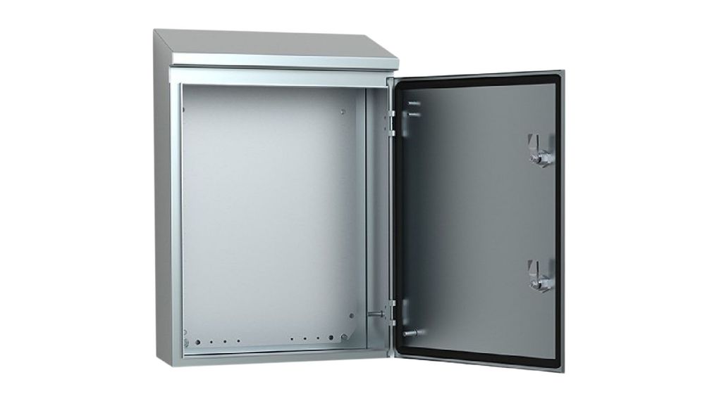 Wall Mount Enclosure AFS 155x200x300mm Stainless Steel Light Grey IP66