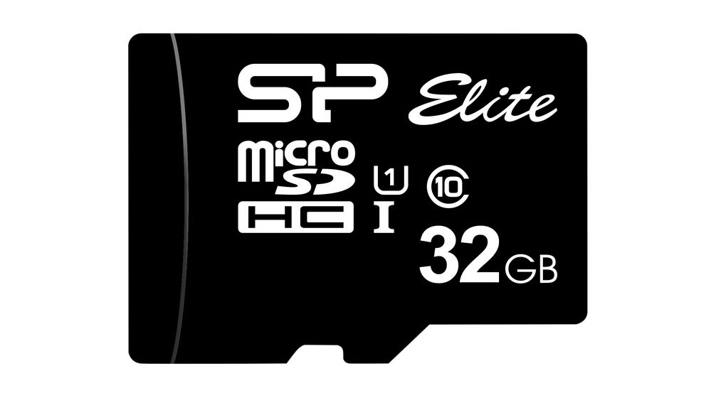 Memory Card, microSD, 32GB, 85MB/s, 15MB/s, Black