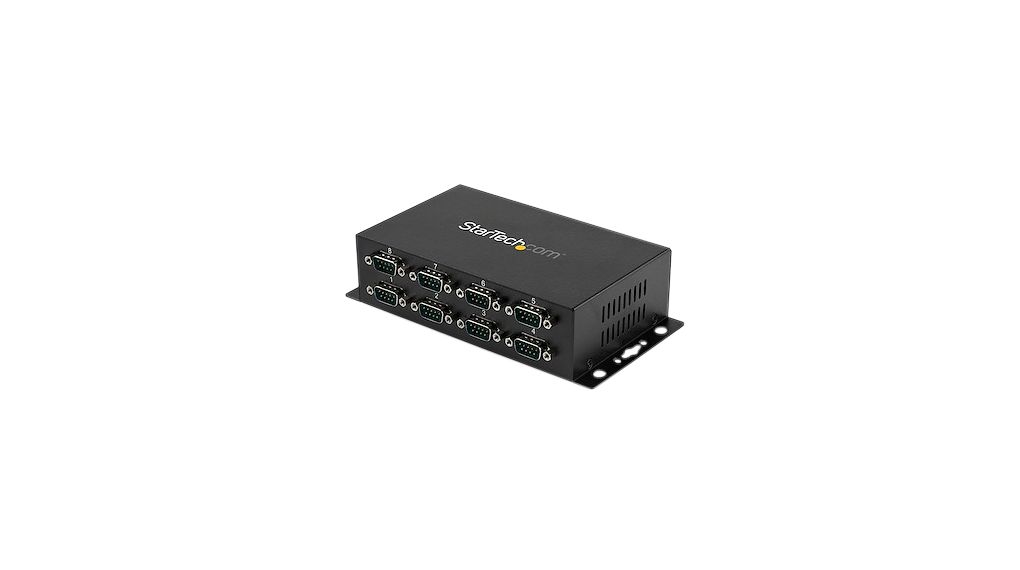 USB seriell adapter, RS-232, 8 DB9, hane